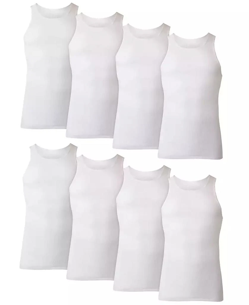 商品Hanes|Ultimate® ComfortSoft Men's Tank Undershirt, 7+1 Bonus Pack,价格¥170,第1张图片