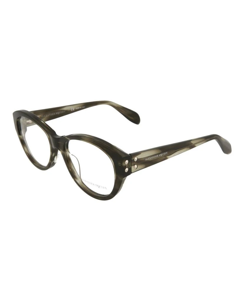 商品Alexander McQueen|Round-Frame Optical Glasses,价格¥956,第2张图片详细描述