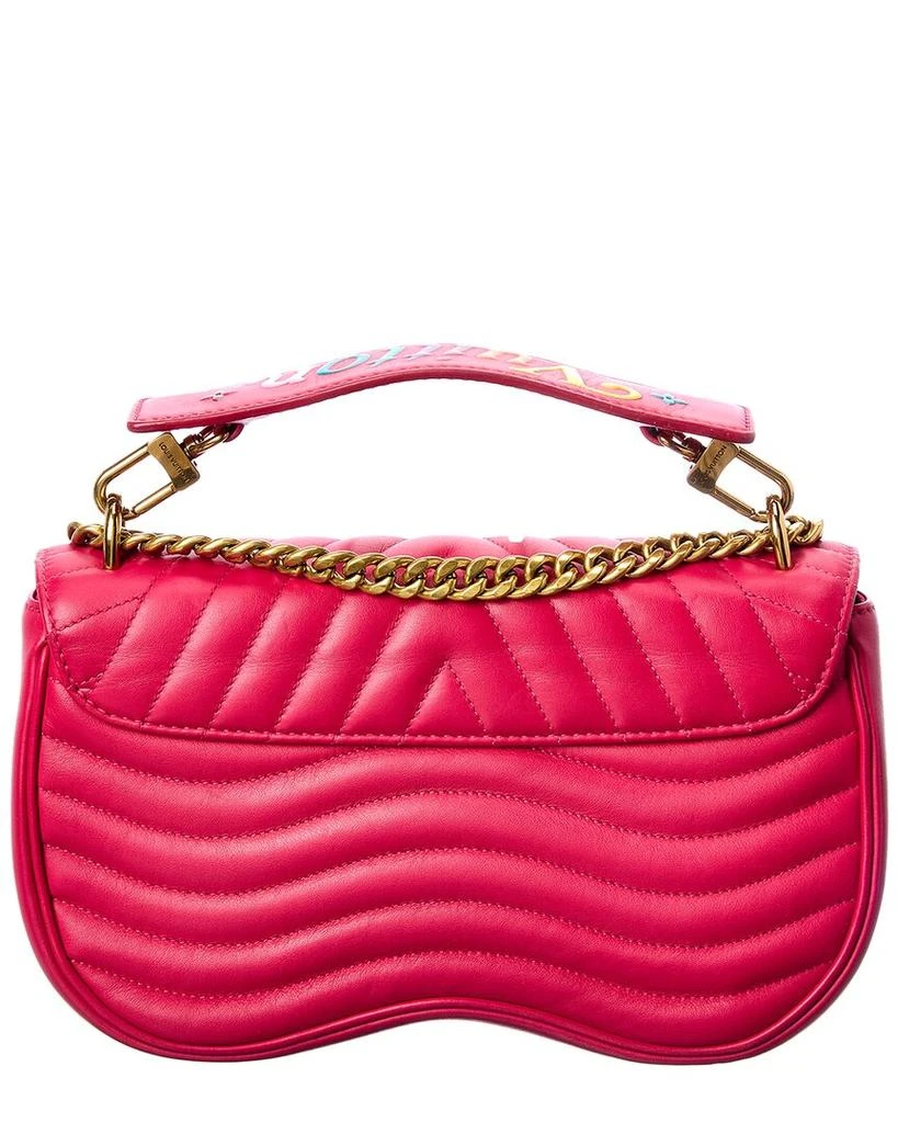商品[二手商品] Louis Vuitton|Louis Vuitton Pink Leather New Wave Chain MM (Authentic Pre-Owned),价格¥17547,第2张图片详细描述