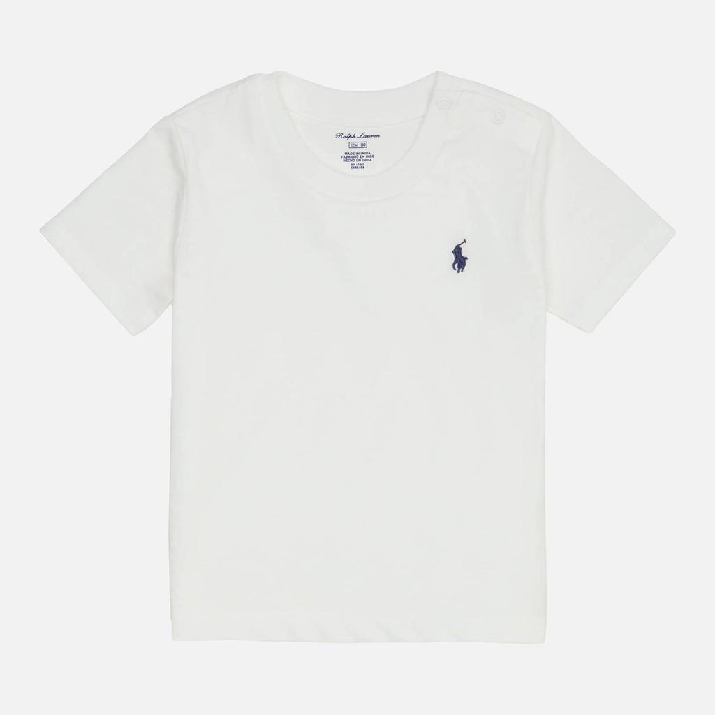 商品Ralph Lauren|Polo Ralph Lauren Babies' Small Logo T-Shirt - White,价格¥151,第1张图片