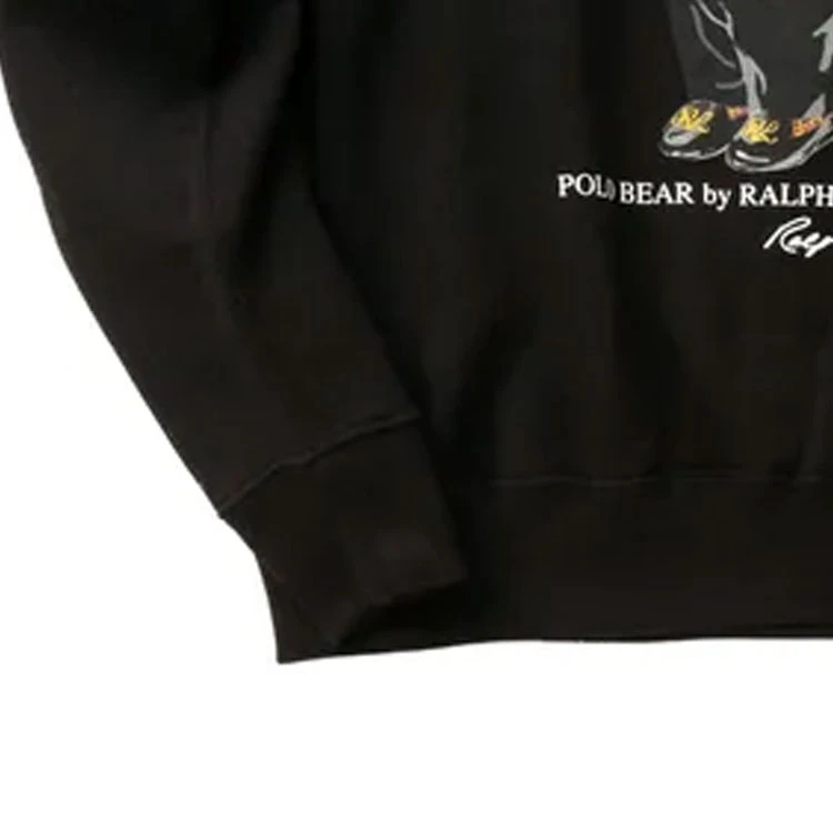 商品[国内直发] Ralph Lauren|小熊印花圆领套头卫衣 女款 黑色,价格¥874,第6张图片详细描述