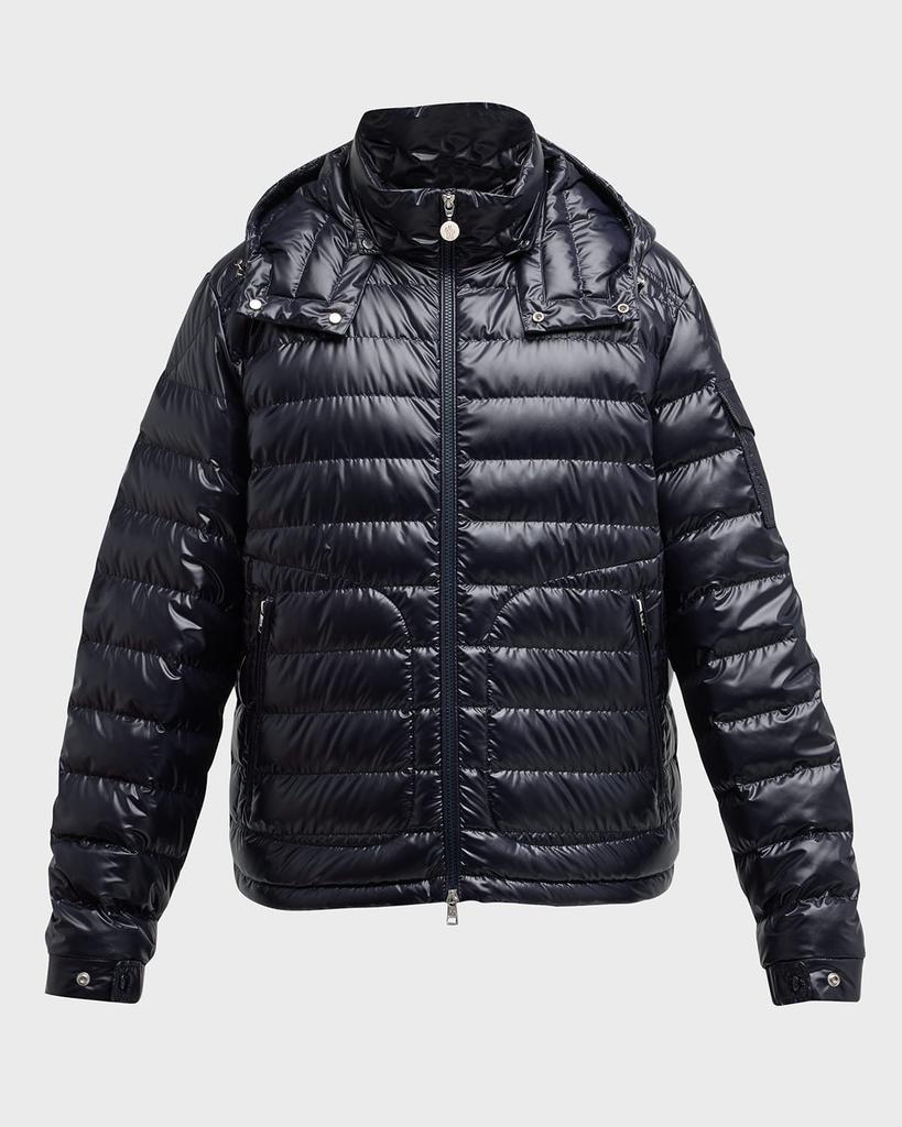 商品Moncler|Men's Lauros Channeled Down Jacket,价格¥10423,第4张图片详细描述