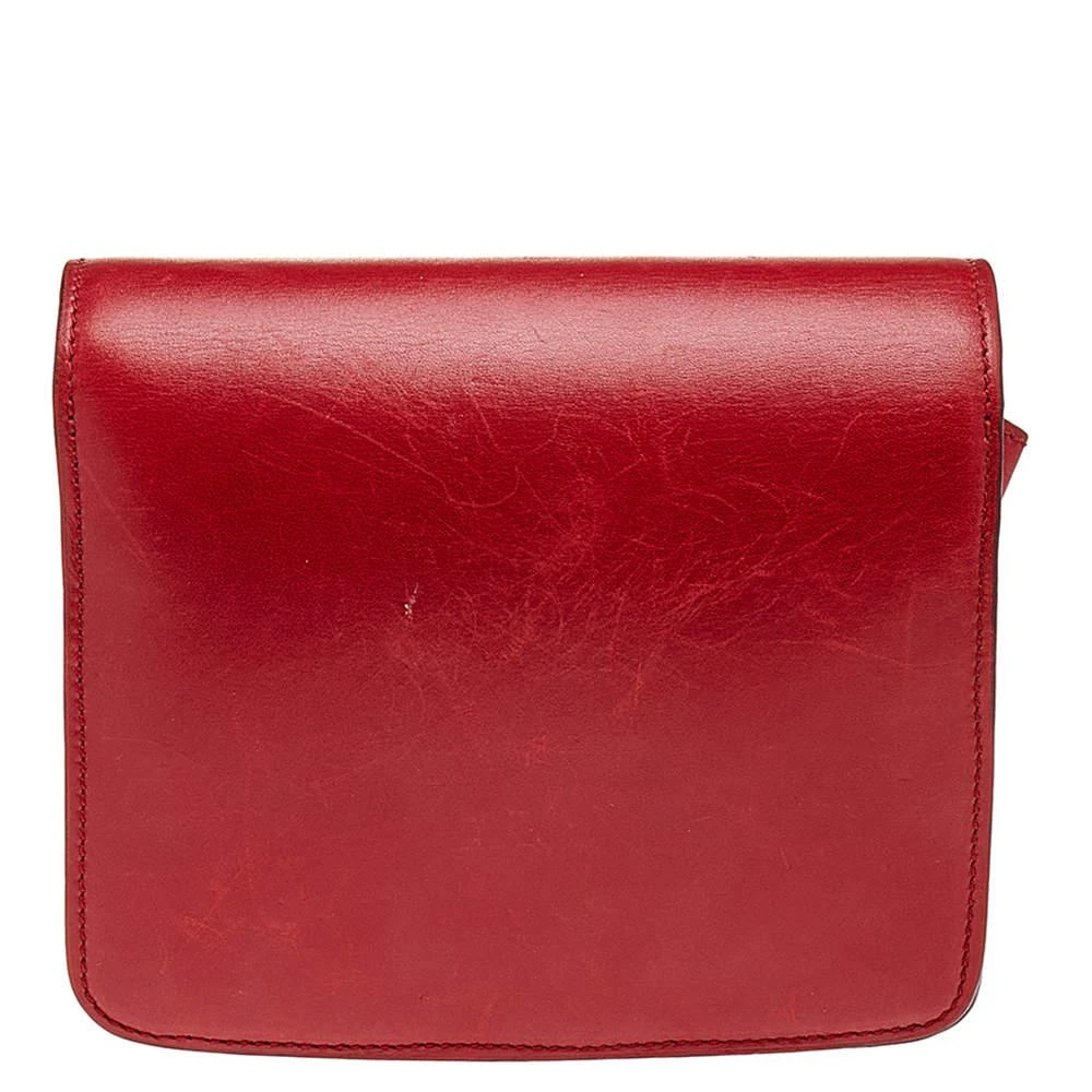 商品[二手商品] Celine|Celine Red Leather Small Classic Box Flap Bag,价格¥7887,第4张图片详细描述