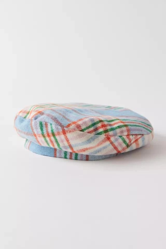 商品Urban Outfitters|Brett Plaid Beret,价格¥76,第1张图片