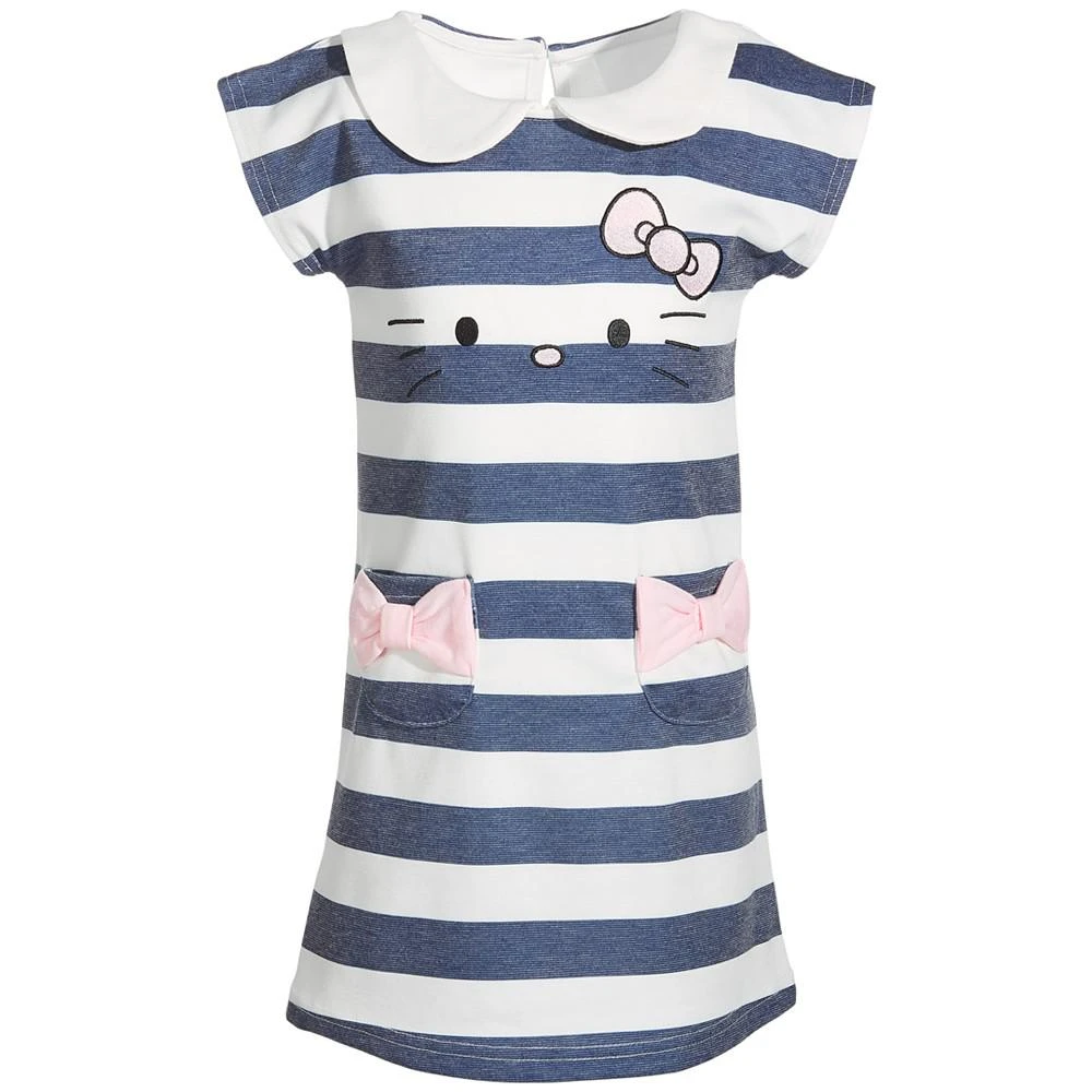 商品Hello Kitty|Toddler Girls Striped Embroidered Dress,价格¥152,第1张图片