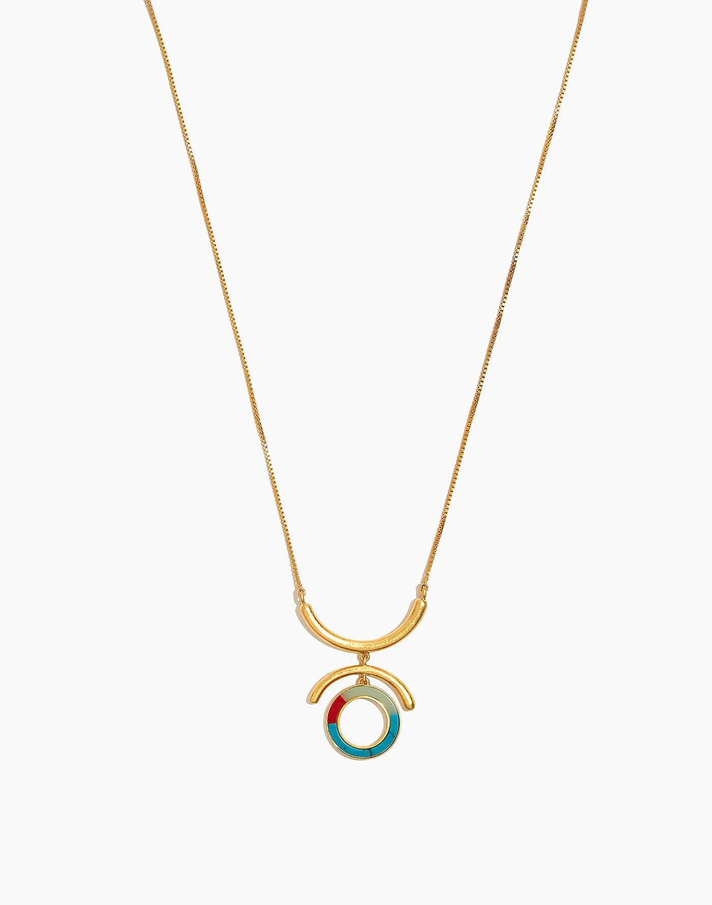 商品Madewell|Desert Sunset Mobile Pendant Necklace,价格¥196,第1张图片