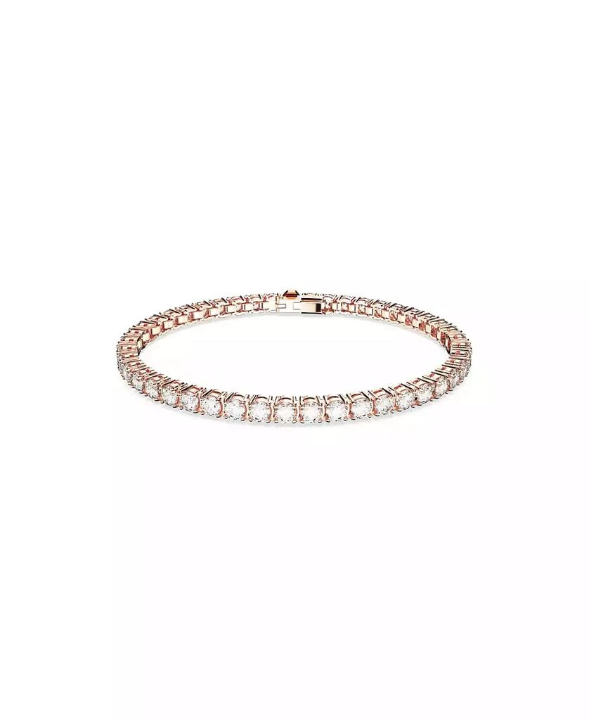 商品Swarovski|Crystal Round Cut Matrix Tennis Bracelet,价格¥1198,第1张图片