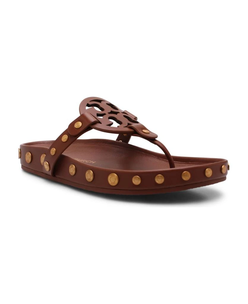 商品Tory Burch|Tory Burch 'cloud Miller' Leather Flip Flops,价格¥1595,第2张图片详细描述