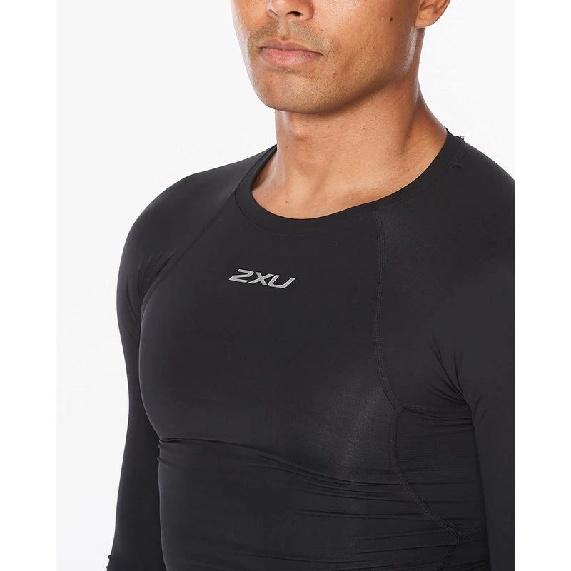 商品2XU|2XU Core Compression Long Sleeve Top - Men's,价格¥155,第3张图片详细描述