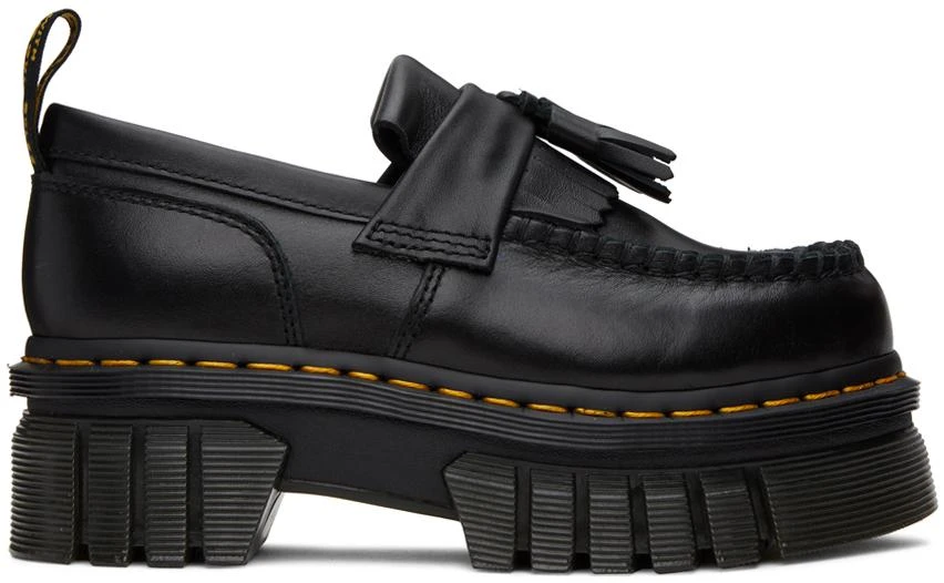 商品Dr. Martens|Black Audrick Lux Loafers,价格¥824,第1张图片