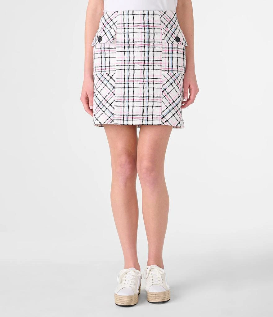 商品Karl Lagerfeld Paris|PLAID TWEED SKIRT,价格¥495,第1张图片