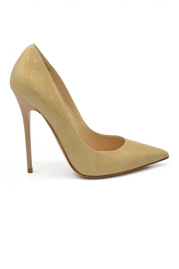 商品Jimmy Choo|Luxury shoes for women jimmy choo anouk pumps in nude patent leather,价格¥3776,第1张图片
