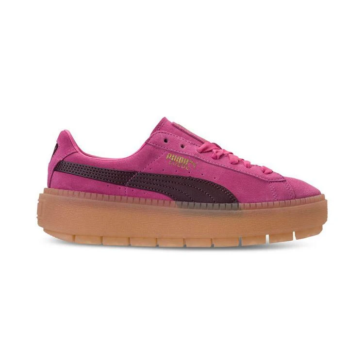 商品Puma|Women's Suede Platform Rugged Casual Sneakers from Finish Line,价格¥333,第2张图片详细描述