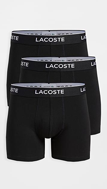 商品Lacoste|3 条装贴身平角内裤,价格¥218,第1张图片