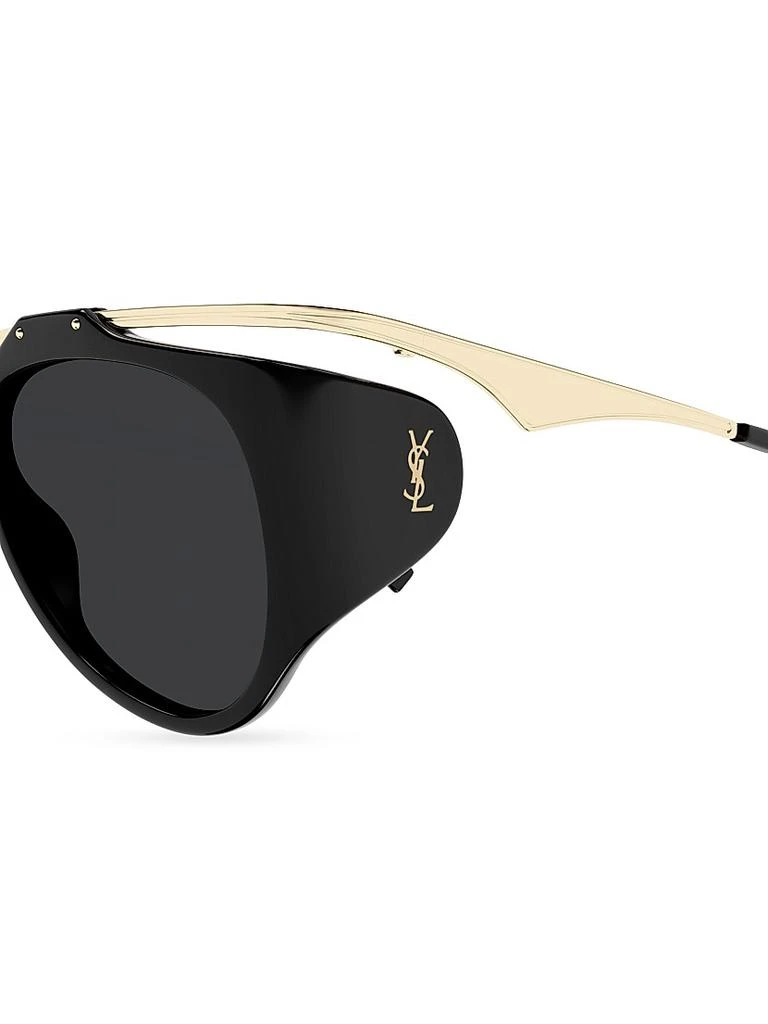商品Yves Saint Laurent|Amelia Monogram 55MM Sunglasses,价格¥4406,第3张图片详细描述