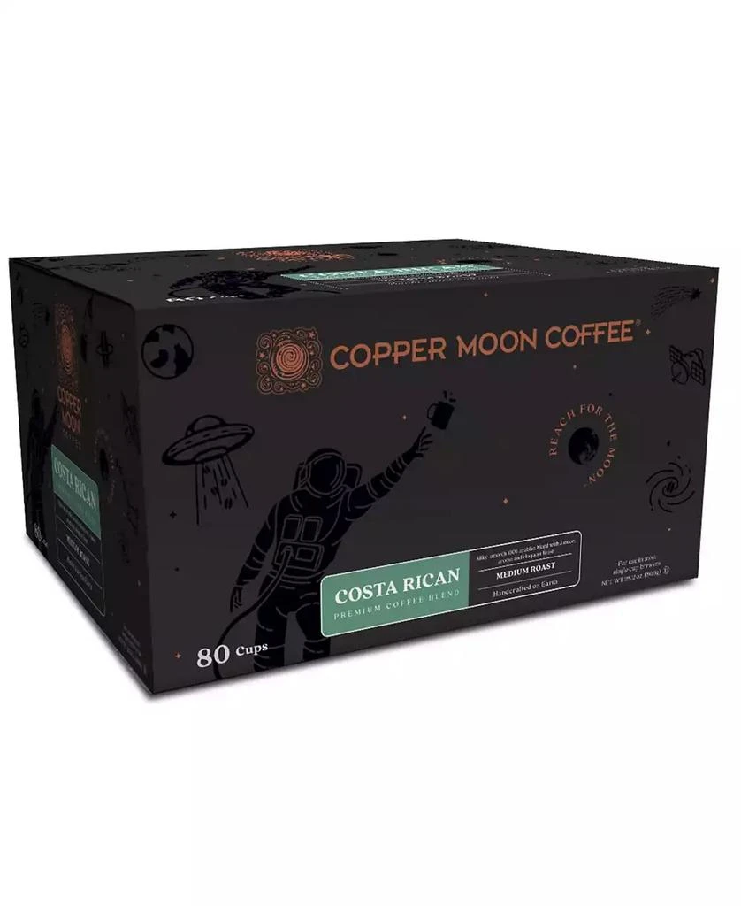 商品Copper Moon Coffee|Single Serve Coffee Pods for Keurig K Cup Brewers, Costa Rican Blend, 80 Count,价格¥255,第1张图片