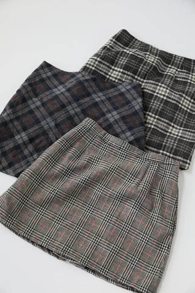 商品Urban Renewal|Urban Renewal VIntage Plaid A-Line Mini Skirt,价格¥347,第4张图片详细描述