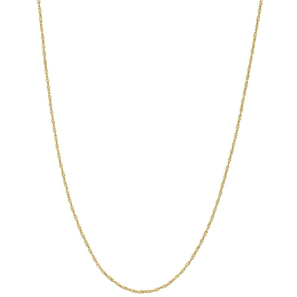 商品Giani Bernini|18K  Gold over Sterling Silver Necklace, 30" Diamond-Cut Singapore Chain,价格¥222,第1张图片