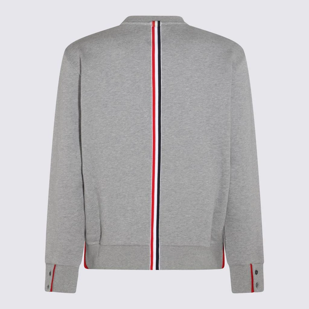 商品Thom Browne|THOM BROWNE LIGHT GREY COTTON SWEATSHIRT,价格¥2922,第2张图片详细描述