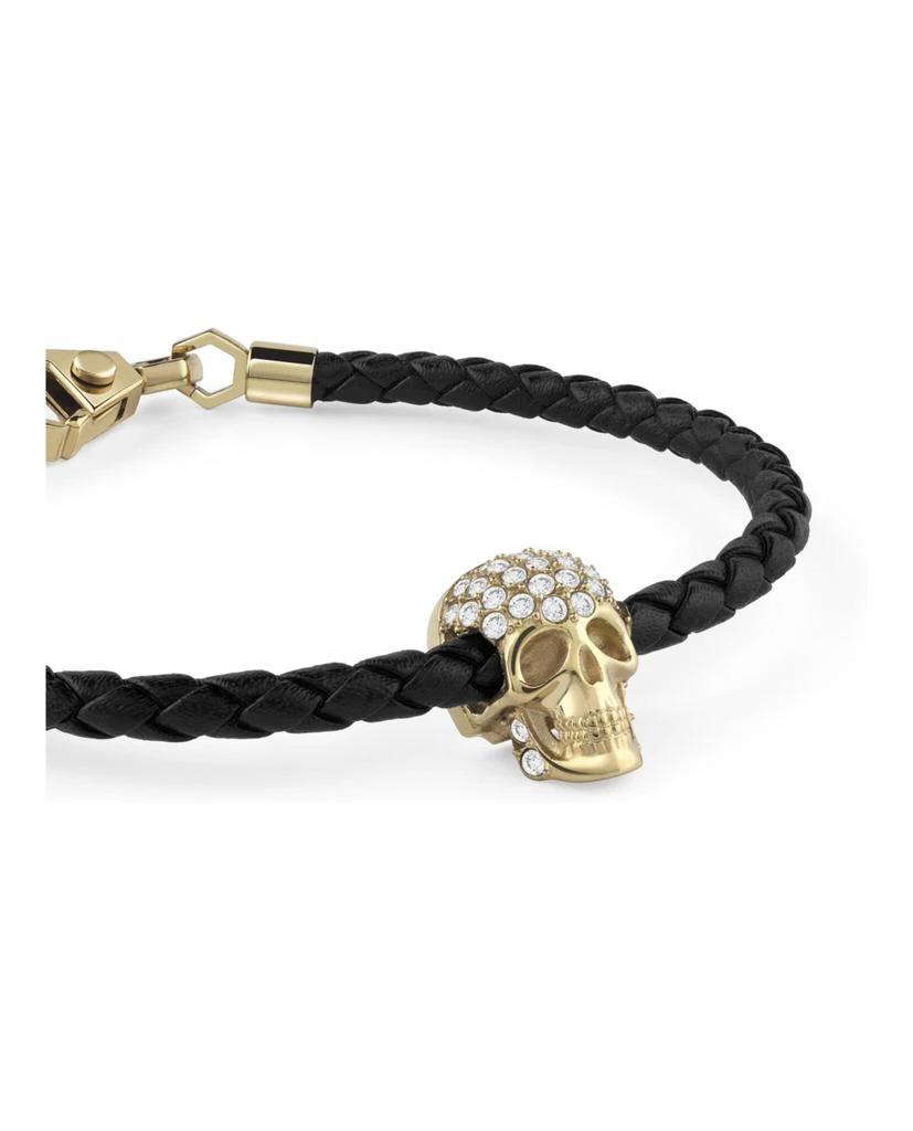 商品Philipp Plein|Plein Enigma Crystal Calf Leather Bracelet,价格¥1027,第2张图片详细描述