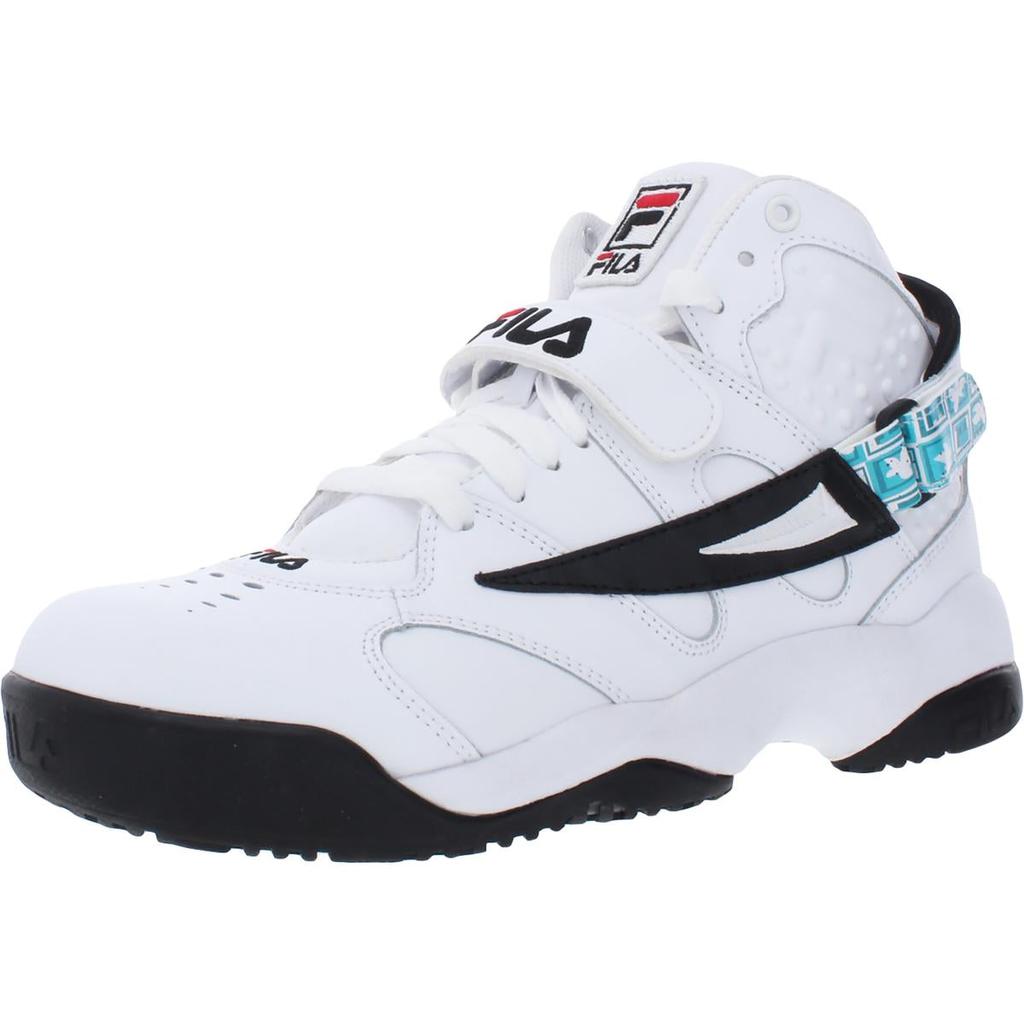 Fila Mens Spoiler X Grant Hill Draft Day Leather Fitness Mid-Top Sneakers商品第1张图片规格展示