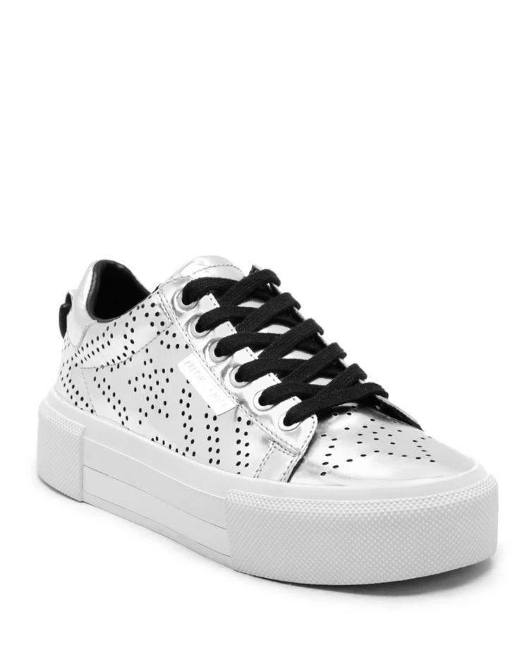 商品KENDALL and KYLIE|Women's Tyler Perforated Lace Up Platform Sneakers,价格¥378,第1张图片