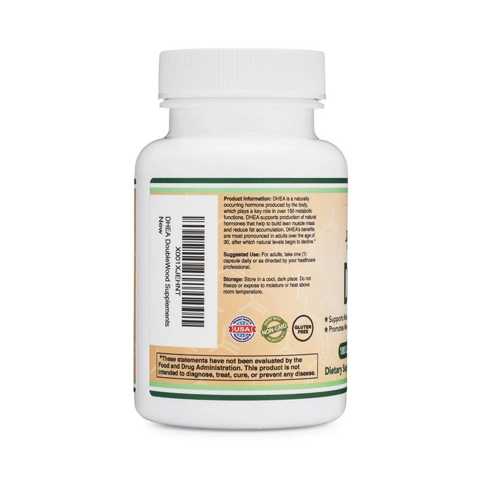 商品Double Wood Supplements|DHEA - 180 x 100 mg capsules,价格¥186,第2张图片详细描述