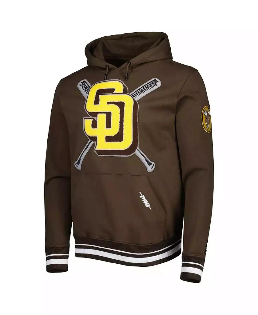 商品Pro Standard|Men's Brown San Diego Padres Mash Up Logo Pullover Hoodie,价格¥674,第2张图片详细描述