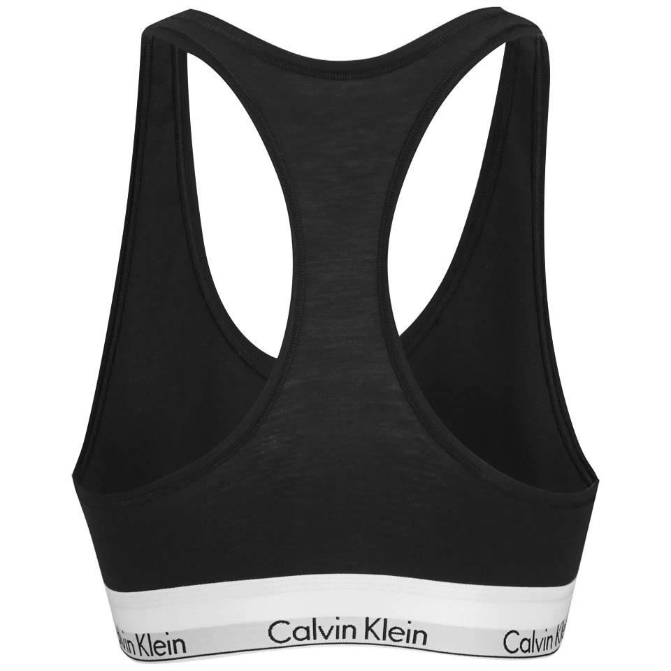 商品Calvin Klein|Calvin Klein Women's Modern Cotton Bralette - Black,价格¥332,第2张图片详细描述