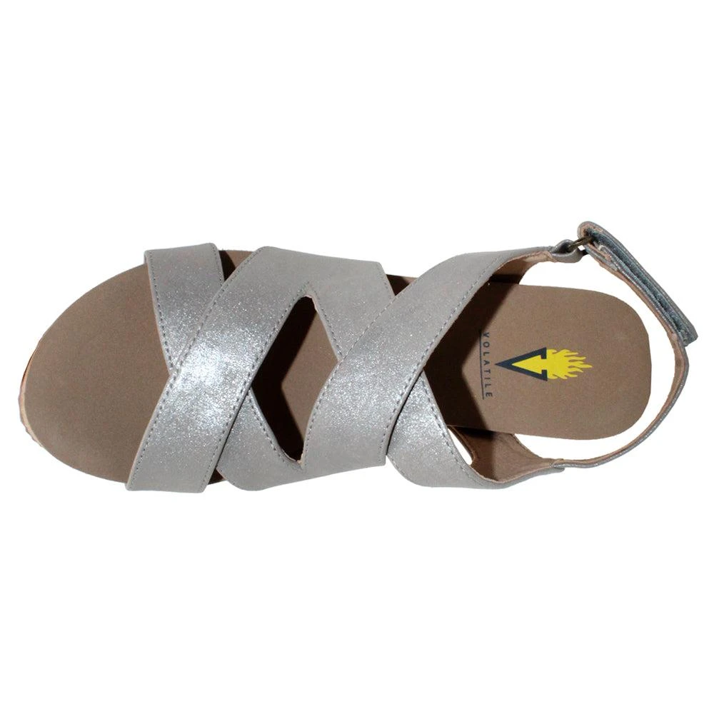 商品VOLATILE|Tory Slingback Studded Wedge Sandals,价格¥489,第4张图片详细描述