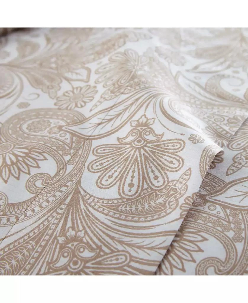商品SOUTHSHORE FINE LINENS|Perfect Paisley Extra Deep Pocket Boho Sheet Set, Full,价格¥220,第3张图片详细描述