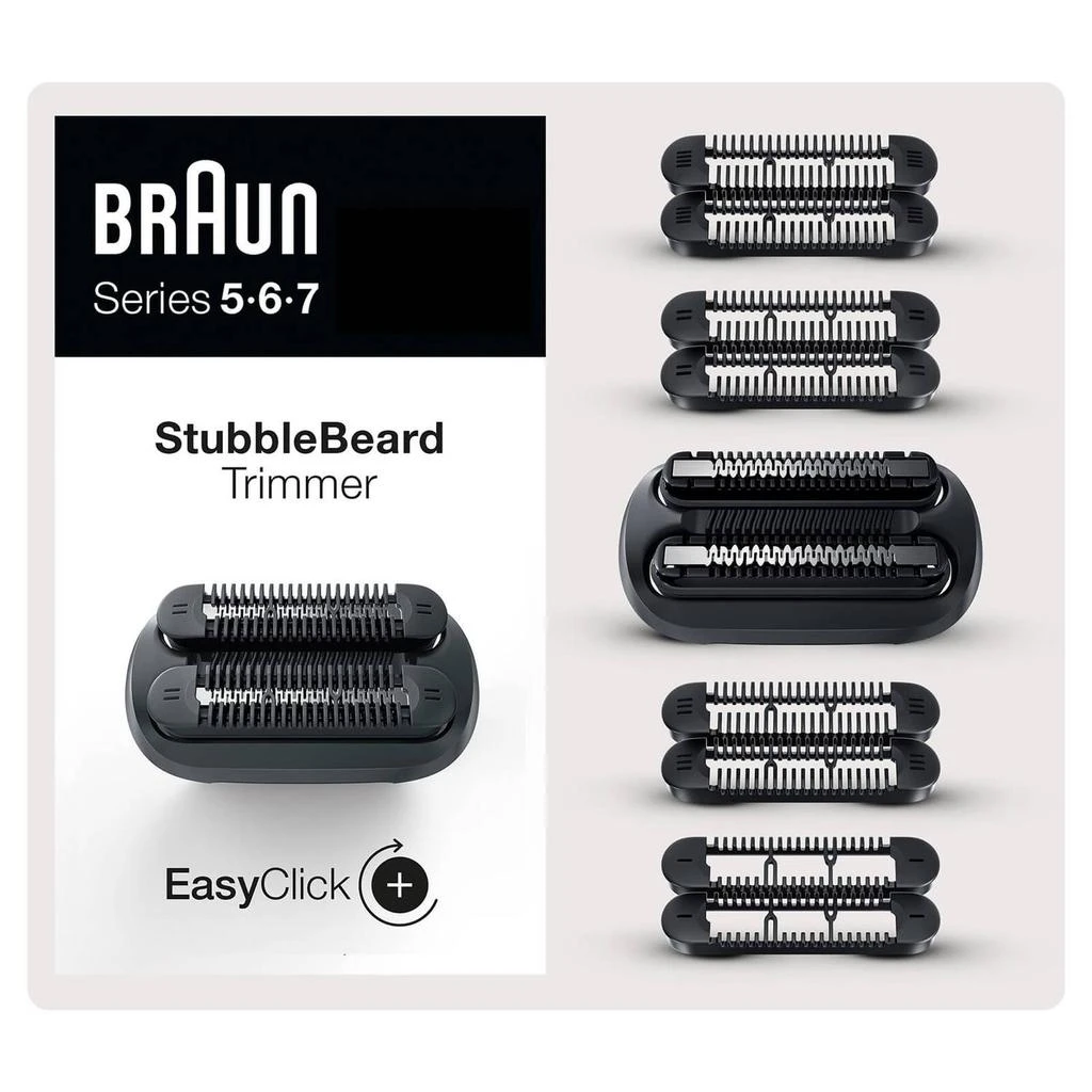 商品Braun|Braun EasyClick StubbleBeard Trimmer Attachment,价格¥327,第1张图片