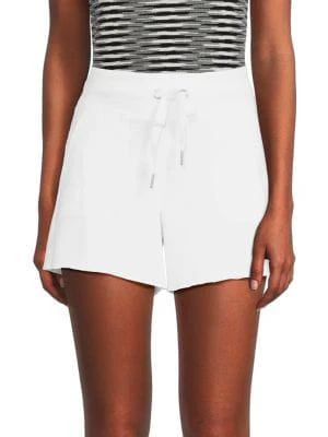 商品Calvin Klein|Ribbed Trim Drawstring Shorts,价格¥81,第1张图片