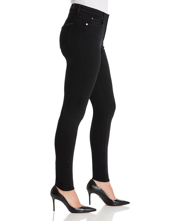 Slim Illusion Luxe High Waist Skinny Jeans in Black 商品