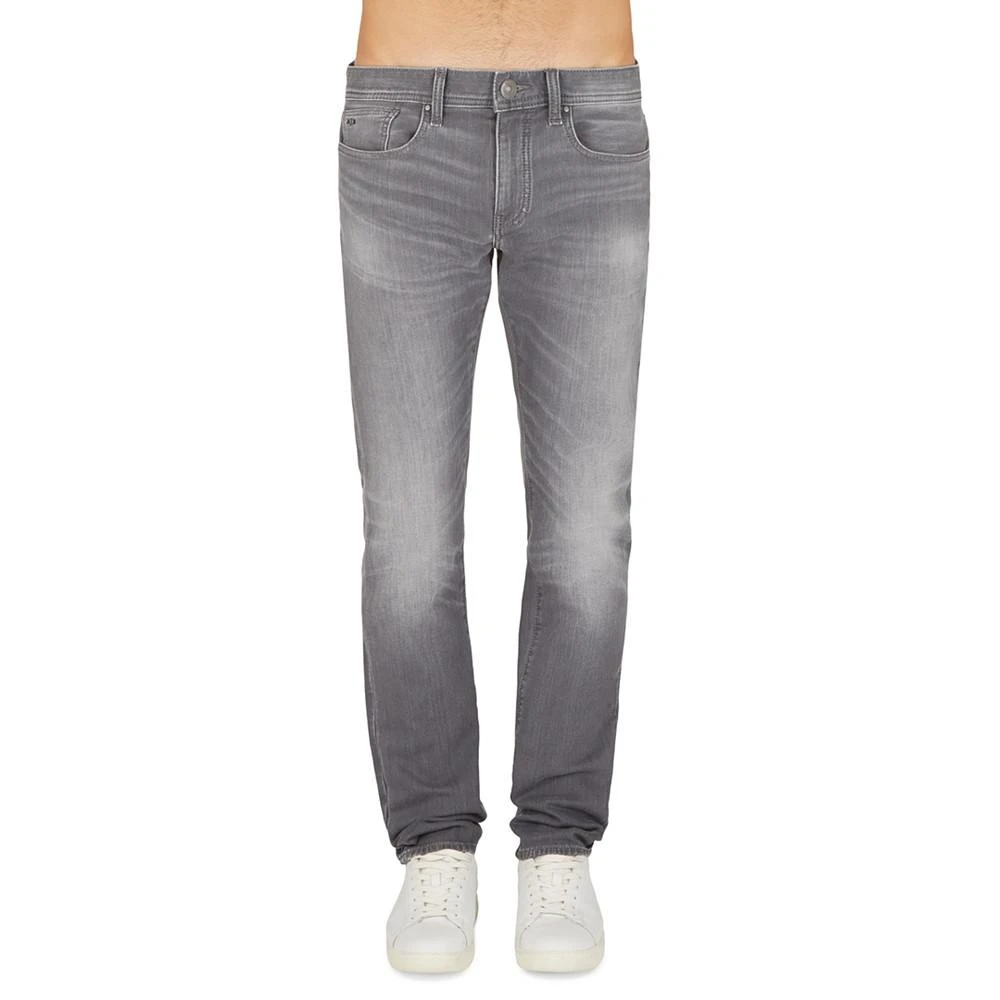 商品Armani Exchange|Men's 5 Pocket Faded Slim-Fit Jeans,价格¥584,第1张图片