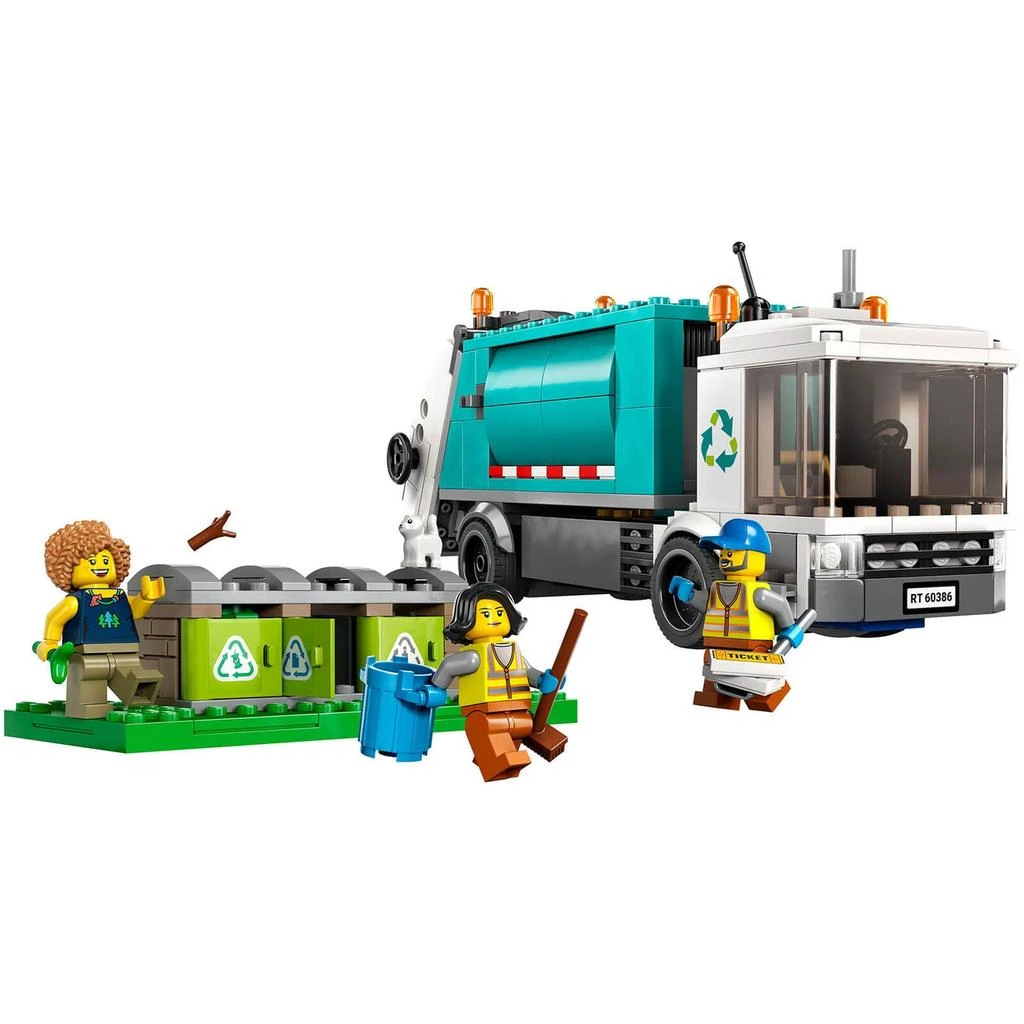 商品LEGO|LEGO City: Recycling Truck Bin Lorry Toy, Vehicle Set (60386),价格¥303,第2张图片详细描述