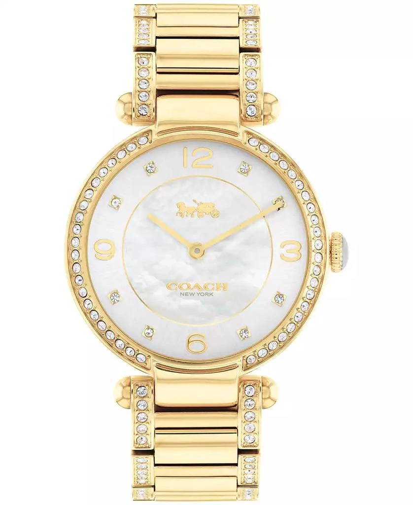 商品Coach|Women's Cary Stainless Steel Bracelet Watch 34mm,价格¥1643,第1张图片