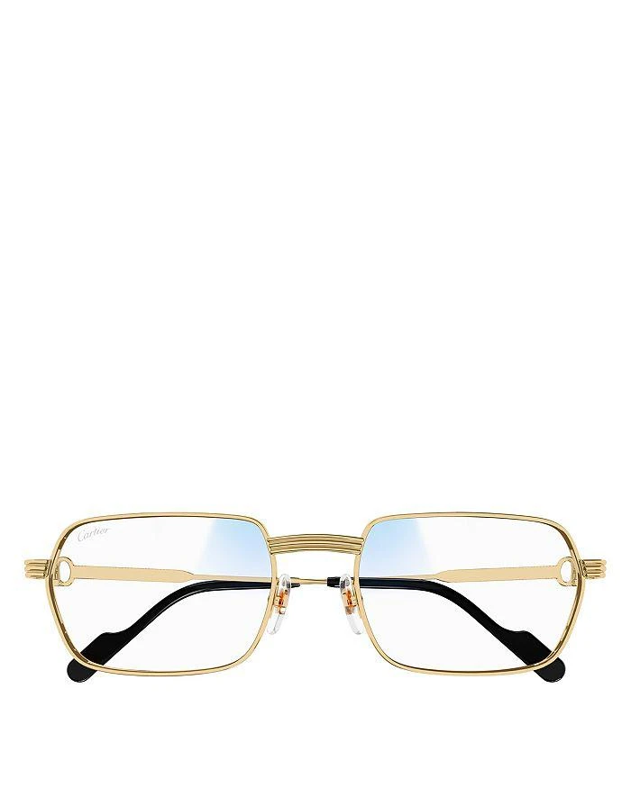 商品Cartier|Premiere De Cartier 24 Carat Gold Plated Photochromatic Rectangular Sunglasses, 56mm,价格¥10065,第4张图片详细描述