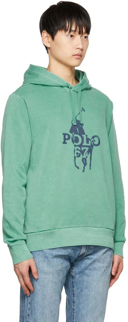 商品Ralph Lauren|Green Big Pony Hoodie,价格¥524,第2张图片详细描述