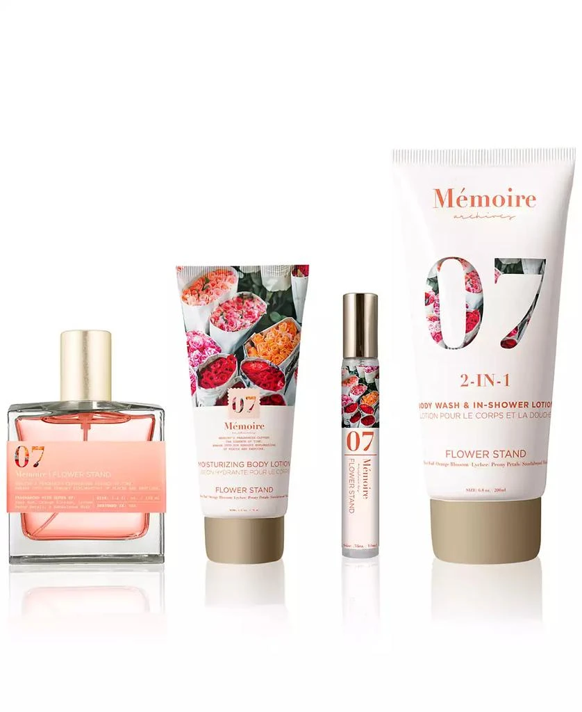 商品Memoire Archives|4-Pc. Flower Stand Eau de Parfum Gift Set,价格¥190,第2张图片详细描述