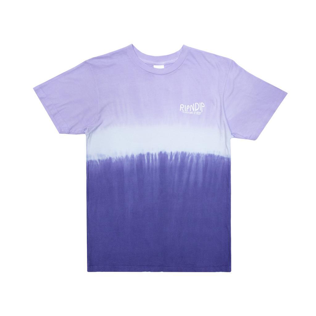 商品RIPNDIP|The Great Wave Of Nerm Tee (Purple Dye),价格¥281,第4张图片详细描述