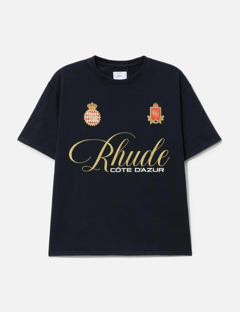 商品Rhude|Rhude Script Crest T-Shirt,价格¥1348,第1张图片