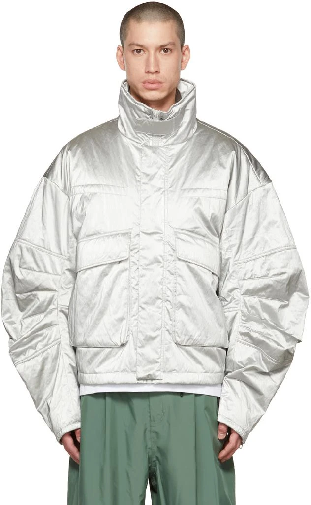 商品A. A. Spectrum|Silver Helmer Padded Jacket,价格¥3459,第1张图片