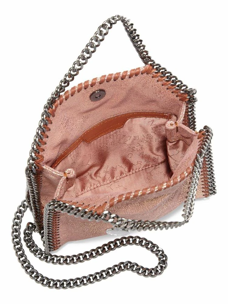 商品Stella McCartney|Stella McCartney - Falabella Tiny Baby Bella Shimmer Faux-Suede Tote,价格¥5432,第2张图片详细描述