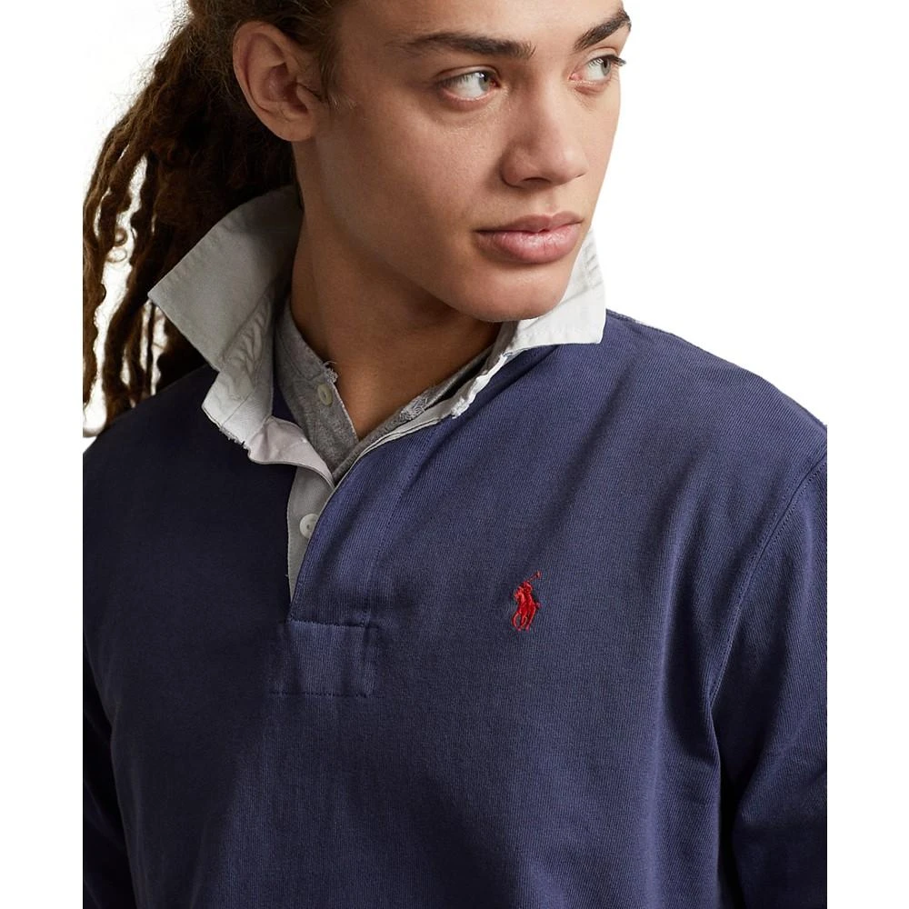 商品Ralph Lauren|Men's Classic-Fit Flag-Patch Rugby Shirt,价格¥772,第3张图片详细描述