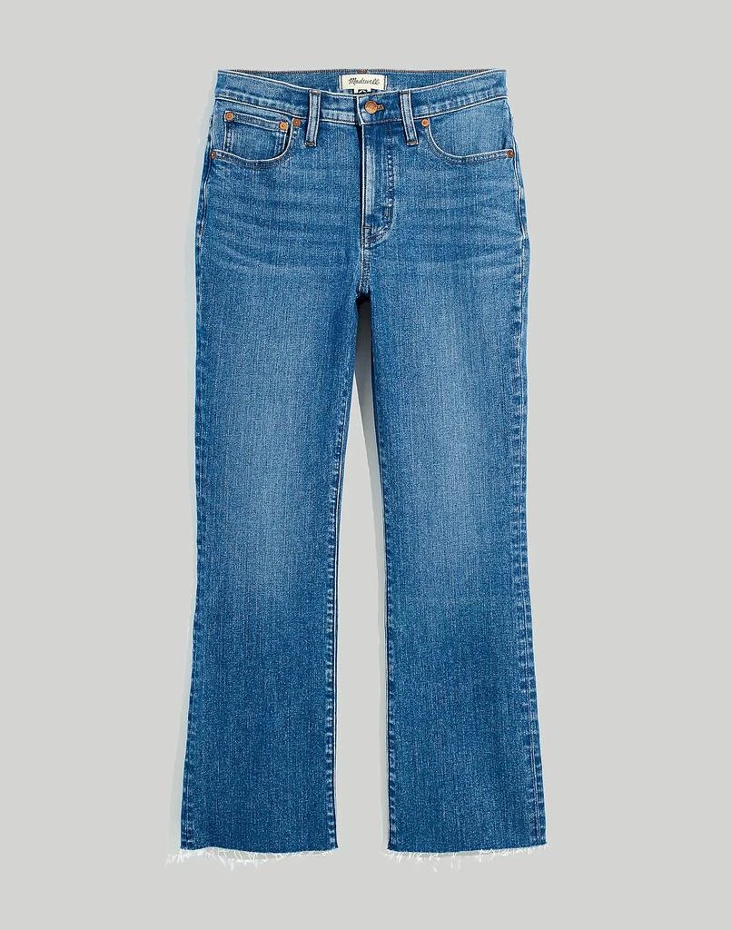 商品Madewell|Taller Kick Out Crop Jeans in Cherryville Wash: Raw-Hem Edition,价格¥778,第5张图片详细描述