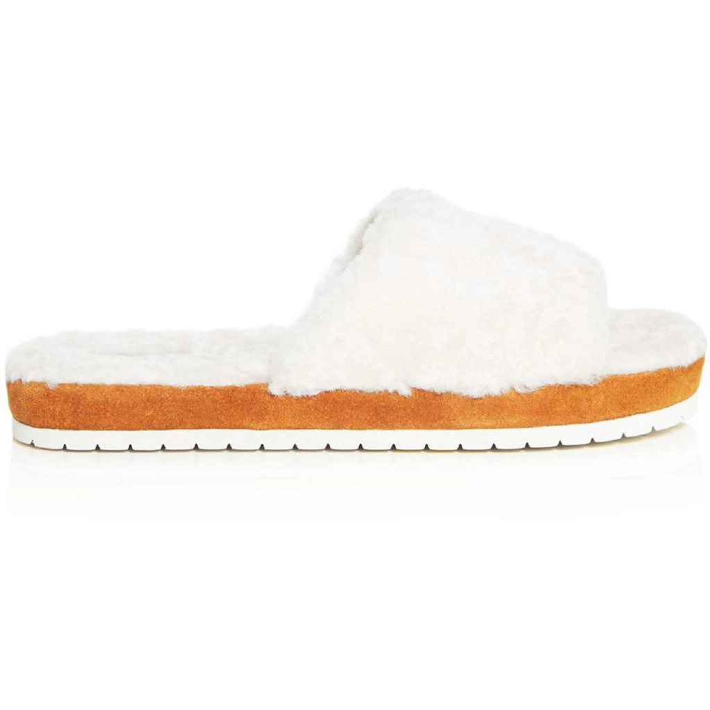 商品Vince|Vince Womens Kalina Shearling Slip On Slide Sandals,价格¥235,第2张图片详细描述