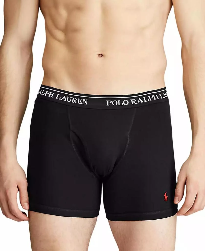 商品Ralph Lauren|Men's 5-Pack Classic Cotton Boxer Briefs,价格¥520,第5张图片详细描述