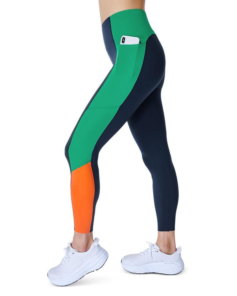 商品SWEATY BETTY|Power Color Blocked High Waist 7/8 Leggings,价格¥749,第1张图片