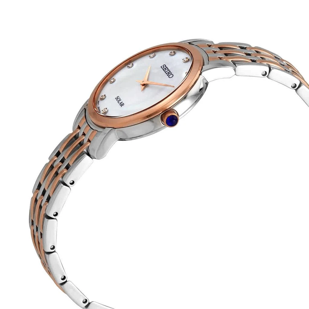 商品Seiko|Seiko Quartz Diamond Mother of Pearl Dial Ladies Watch SUP408,价格¥1272,第2张图片详细描述